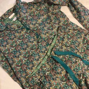 Beautiful pajamas made from Liberty London fabric! Antonio Melani size L NWOT